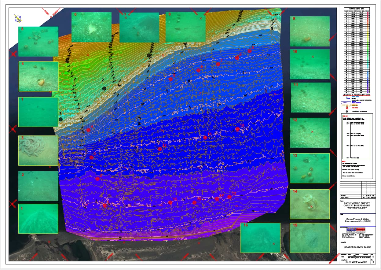Land Topographic Surveying Survey,Marine survey in oman